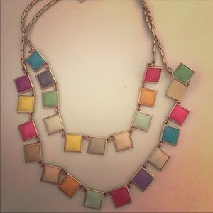 Kate Spade color block necklace